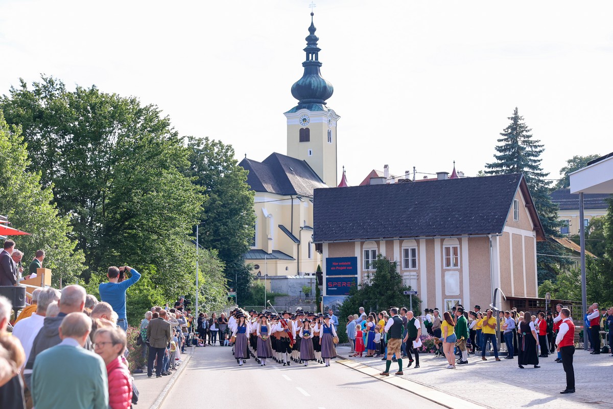 Marschwertung und Bezirksmusikfest Buchkirchen