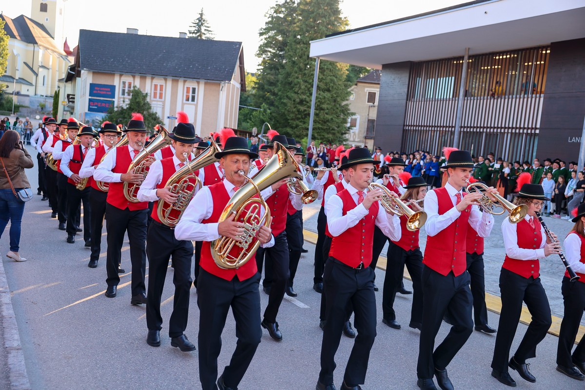 Marschwertung und Bezirksmusikfest Buchkirchen