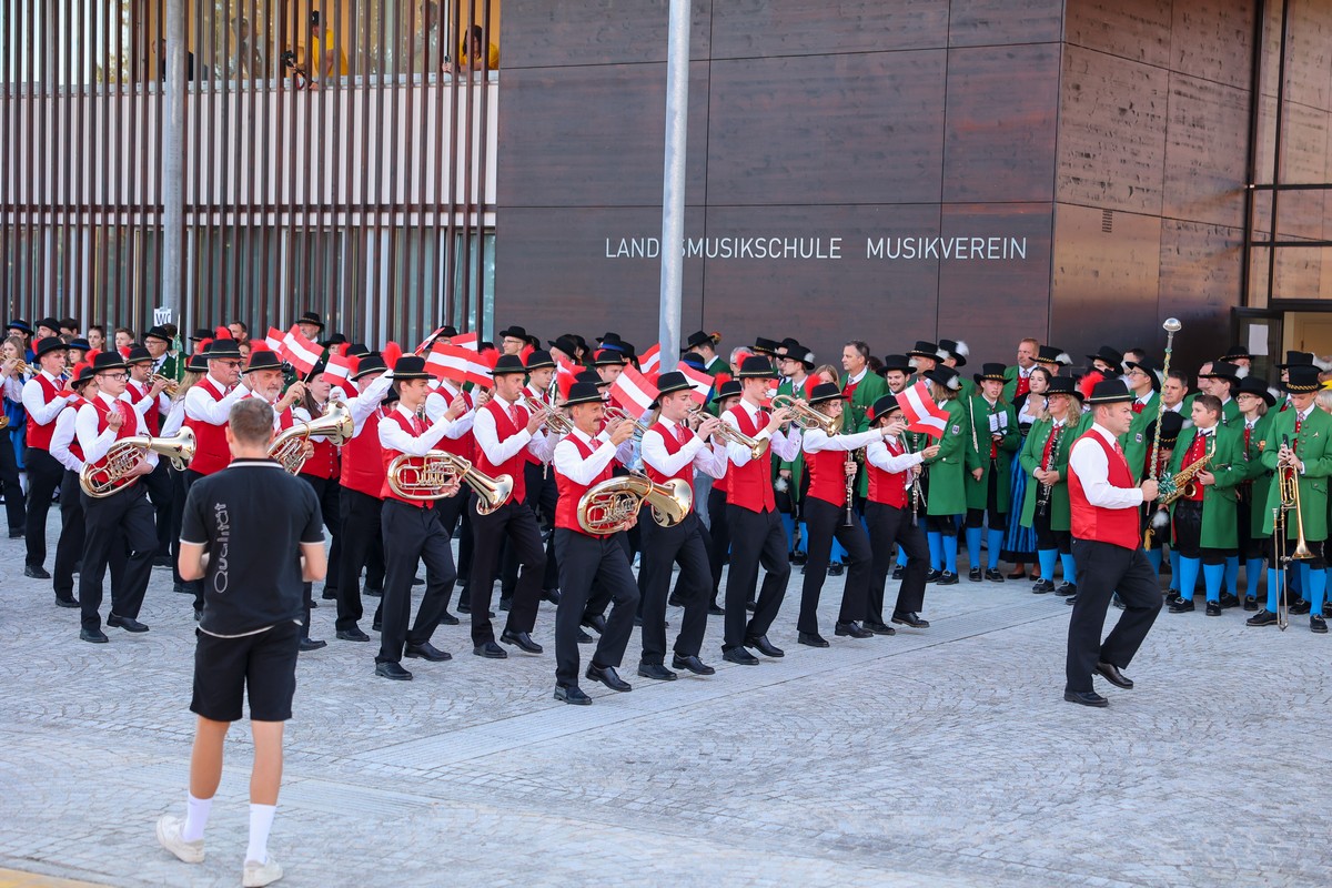 Marschwertung und Bezirksmusikfest Buchkirchen